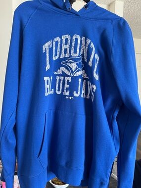 Toronto Blue Jays Royal Blue Crewneck Hoodie